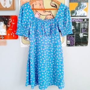 Nordstrom Row A puff sleeve dress